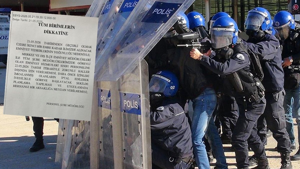 Ankara ve İstanbul’da izinler iptal edildi
