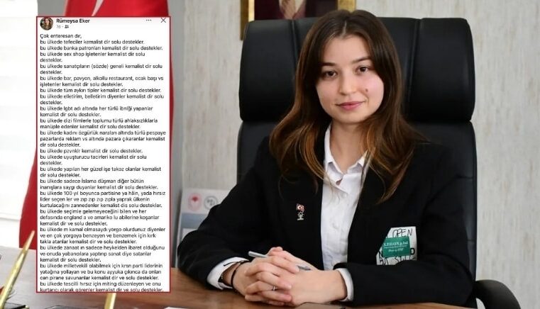 AKP’li meclis üyesinden, skandal paylaşım CHP’den, suç duyurusu
