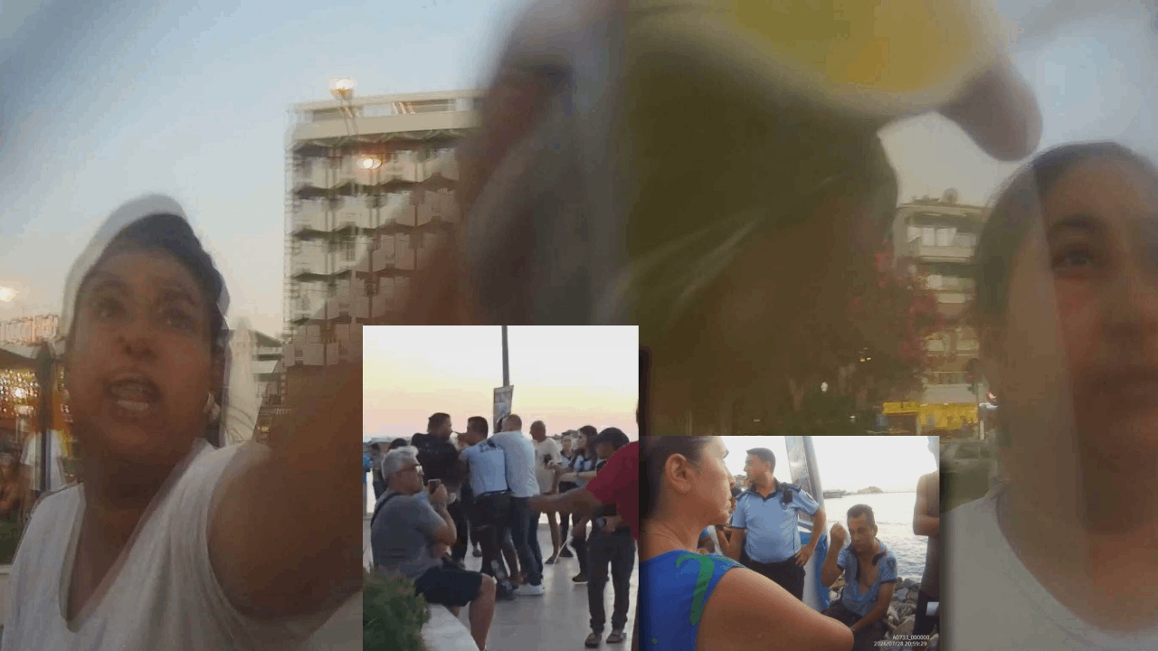 Kadın dilenciler zabıta memurunu dövdü