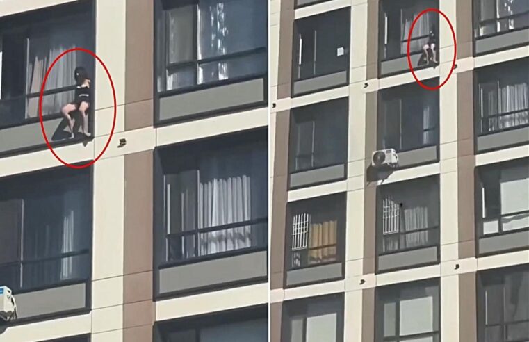 15. kattan atlayan anne aşağıdaki bebeğinin üstüne düştü